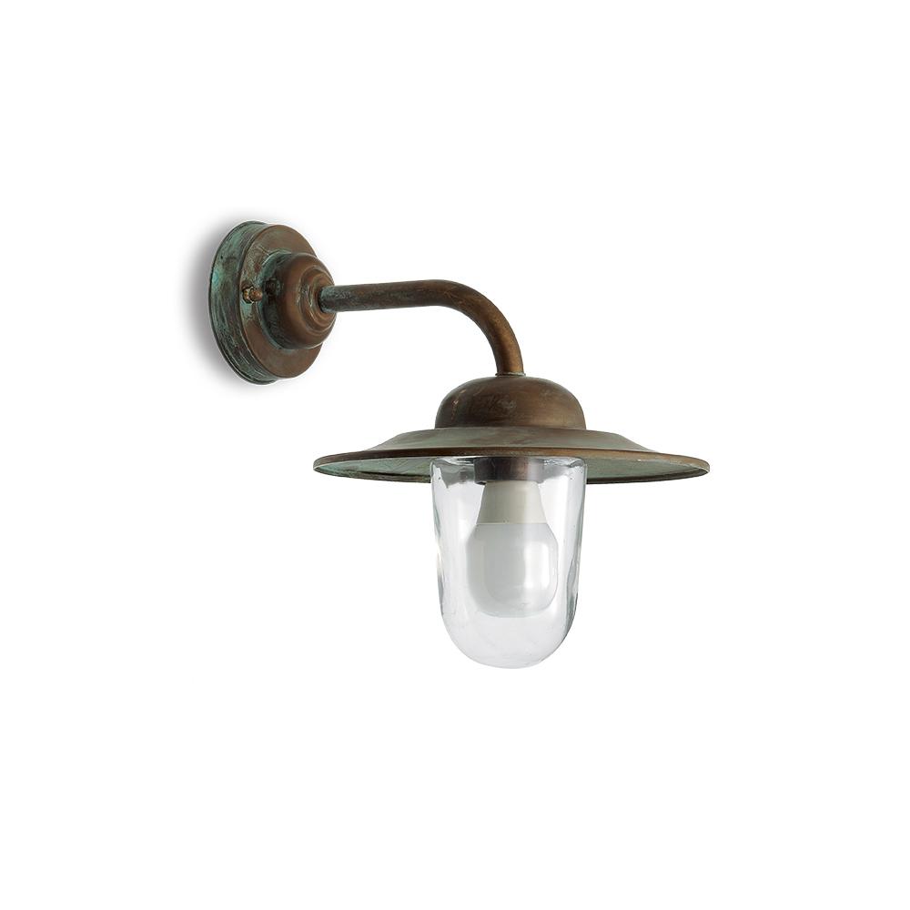 vonkajsi medeny lampa nastenny zltomedzeni gazdovsky dom osvetlenie zahrada terasa vonkajsi vodotesny interierovy s sklom antikovy mediteran country rustikalny kvalitny budapest la meridiana bytovy dizajn.jpg